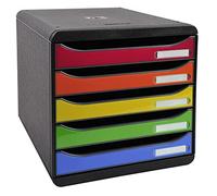 Exacompta Module de classement Big Box Plus 5 tiroirs Arlequin brillant 3097298D