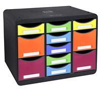 Exacompta - Moule de classement Storebox Multi Iderama 11 tiroirs Arlequin