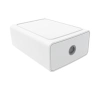 Exacompta - Réf. 315413D - 1 Module de classement Tiny Box 1 tiroir Autentik superposable - Dimensions extérieures : Profondeur 19 x largeur 26,5 x Hauteur 10 cm - Blanc