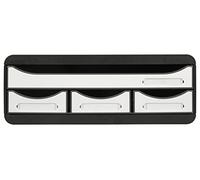 Module de classement Toolbox 4 tiroirs Glossy - Blanc brillant
