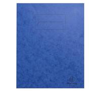 Exacompta - Réf. 32122E - Carton de 100 protège-cahiers 17x22 cm en carte lustrée véritable, avec champ d'inscription - Idéal pour l'école, collège, universités - Coloris bleu