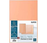 Paquet de 50 chemises 2 rabats SUPER 210 - 24x32cm - Bulle
