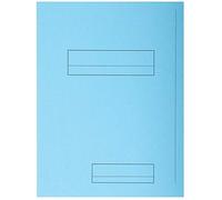 Exacompta 5x 50 chemises imprimées 2 rabats SUPER 210 24x32cm Bleu clair 335006E