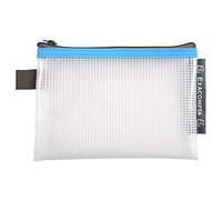Exacompta Pochette A6 à fermeture éclair – plastique souple – coloris assortis