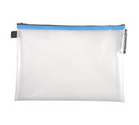 Exacompta Pochette de rangement A4 à fermeture éclair – polypropylène/EVA – coloris assortis