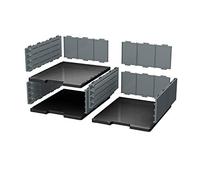 Module de classement Modulodoc set élément de base jumbo Ecoblack - Gris foncé