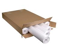Exacompta - Réf. 36651E - Lot de 5 recharges papier pour tableaux de conférence - papier supérieur offset blanc 70 g/m2 - 50 feuilles unies microperforées - format 65 x 100 cm - certifiée FSC