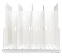 Trieur 5 divisions Exacompta Modulotop - blanc
