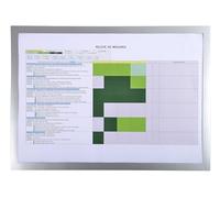 Pochette d'affichage magnétique A3 Exacompta - Argent