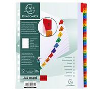 Intercalaires Imprimés numériques carte blanche 160g- 31 positions - A4 Maxi - Blanc