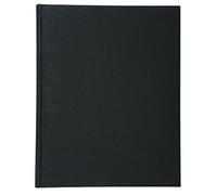 Exacompta - Réf. 4133E - 1 Registre 13 colonnes sur 2 pages - 33 lignes - 300 pages foliotées - papier intérieur 110 grammes - format 320 x 250 mm - couverture rigide en toile noire