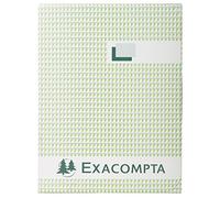 Exacompta Registre 413E A4 quadillé 5x5 300 p. foliotées papier 110 g couverture rigide toile noire