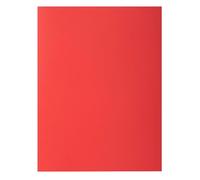 Exacompta - Réf. 415005E - Carton de 250 chemises double poche ROCK''S 210 g/m² - couleurs vives - chemises certifiées PEFC™ - dimensions 24 x 32 cm pour documents format A4 - rouge
