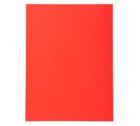 Exacompta - Réf. 420012E - Carton de 5 paquets de 100 chemises semi-rigides Forever® 170 g/m2 - chemises 100% recyclées et certifiées Ange Bleu - dimensions 24 x 32 cm pour format A4 - couleur rouge