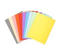 Exacompta - Réf. 420100E - Paquet de 10 chemises semi-rigides Forever® 170 g/m2 - chemises 100% recyclées et certifiées Ange Bleu - dimensions 24 x 32 cm pour format A4 - 10 couleurs assorties