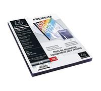 Exacompta - Réf. 42746E - Paquet de 100 plats en PVC 30/100ème cristal lisse haute transparence pour couvertures transparentes - permet de relier et de présenter des dossiers au format A4