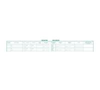 EXACOMPTA Registre 24x32cm des décès pour les hôpitaux, étab. sociaux (maisons de retraite) ou médico-sociaux - 100 pages