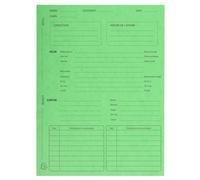 Exacompta - Réf. 445103E - Carton de 5 paquets de 25 dossiers de procédure - en carte lustrée 265g/m2 - dimensions 25 x 32 cm pour documents au format A4 - couleur tilleul