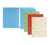 Exacompta Dossiers de procédure Paquet de 25 carte lustrée 265g/m² 25x32cm A4 - couleurs assorties