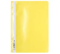 Exacompta - Réf. 449204B - 1 chemise de présentation à lamelles - couverture en PP qualité standard - étiquette sur toute la hauteur de la chemise - lamelles en métal - couleur jaune