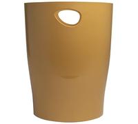 Exacompta 8x Corbeille à papier Ecobin Neo Deco Or cuivré 45329D
