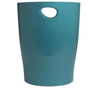 Exacompta 8x Corbeille à papier Ecobin Skandi Bleu Pacifique 45334D