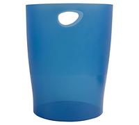Exacompta 8x Corbeille à papier Ecobin Bleu royal 45360D