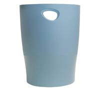Exacompta 8x Corbeille à papier Ecobin Autentik Bleu gris 45370D
