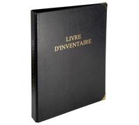 Exacompta Reliure registre 32x26cm 4 anneaux + recharges 100 feuillets Livre inventaire