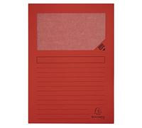 Paquet de 100 chemises à fenetre Forever - 22x31cm - Rouge