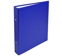 Exacompta 20x Classeur rembordé prolypropylène 2 anneaux 30mm A5 Bleu 51072E