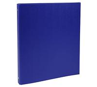 Exacompta - réf. 51152SE - 1 Classeur rigide rembordé PP - 4 anneaux ronds diamètre 15 mm - Dos 20 mm - Dimensions extérieures : 32 x 25,6 cm - Format à classer A4 - Coloris : bleu