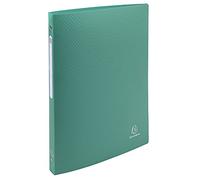 Classeur 4 anneaux plastifié Exacompta Budget A4 - Dos 2 cm - vert d'eau