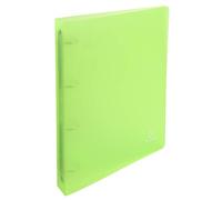 Exacompta - Réf. 51263E - Carton de 10 classeurs semi-rigides PP Chromaline - 4 anneaux ronds 30 mm - Dos 40 mm - Dimensions extérieures : 32 x 26,8 cm - Format à classer A4 Maxi - Vert