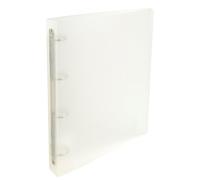 Exacompta - Réf. 51264E - Carton de 10 classeurs semi-rigides PP Chromaline - 4 anneaux ronds 30 mm - Dos 40 mm - Dimensions extérieures : 32 x 26,8 cm - Format à classer A4 Maxi - Incolore