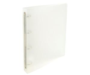 Exacompta - Réf. 51264E - Carton de 10 classeurs semi-rigides PP Chromaline - 4 anneaux ronds 30 mm - Dos 40 mm - Dimensions extérieures : 32 x 26,8 cm - Format à classer A4 Maxi - Incolore