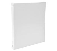 Exacompta 20x Classeur rembordé polypropylène 4 anneaux 30mm A4 Blanc 51378E