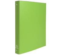 Classeur rembordé polypropylène 4 anneaux 30mm - A4 - Vert anis
