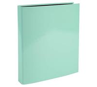 Exacompta - Réf. 51563E - Carton de 10 classeurs 4 anneaux en D 25 mm - Dos 40mm - Aquarel - Intérieur noir - Dimensions extérieures 31,5 x 27 cm - Format à classer A4 - Couleur vert pastel