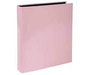 Exacompta - Réf. 51566E - Carton de 10 classeurs rigides Aquarel 4 anneaux en D - Diamètre 25 mm - Dos de 4 cm - Dimensions extérieures 31,5 x 27 cm - format à classer A4 - couleur rose