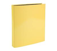 Exacompta Classeur Aquarel A4 4 anneaux en D 25 mm Jaune citron