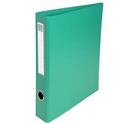 Exacompta - réf. 51643E - 1 Classeur rembordé PVC - 4 anneaux en D de 40 mm sur la 3ème de couverture - Dos 60 mm - Dimensions extérieures : 32 x 29 cm - Format à classer A4 Maxi - Coloris : vert