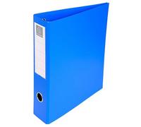Exacompta 10x Classeur rembordé PVC 4 anneaux en D de 50mm A4 maxi assort 51740E