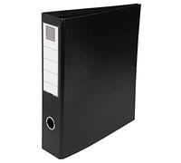 Classeur 4 anneaux cartonné Exacompta A4 maxi - Dos 7 cm couleurs assorties noir
