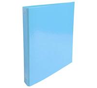 Exacompta - réf. 519292E - Carton de 10 classeurs rigides Iderama - 4 anneaux ronds diamètre 30 mm - Dos 40 mm - Dimensions extérieures : 32 x 26 cm - Format à classer A4 - Coloris : bleu clair