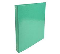 Exacompta - réf. 519293E - Carton de 10 classeurs rigides Iderama - 4 anneaux ronds diamètre 30 mm - Dos 40 mm - Dimensions extérieures : 32 x 26 cm - Format à classer A4 - Coloris : vert foncé
