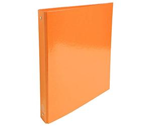 Exacompta - réf. 519294E - Carton de 10 classeurs rigides Iderama - 4 anneaux ronds diamètre 30 mm - Dos 40 mm - Dimensions extérieures : 32 x 26 cm - Format à classer A4 - Coloris : orange