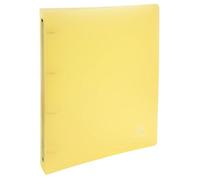 Exacompta 15x Classeur 4 anneaux 30 mm PP Chromaline Pastel A4 Maxi Jaune 51979E