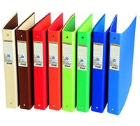 Classeur 4 anneaux carton recy xacompta Forever A4 dos 3,5 cm couleurs assorties
