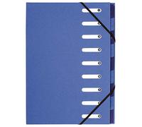 Exacompta Classeur Forever 52982E 9 compartiments bleu/blanc